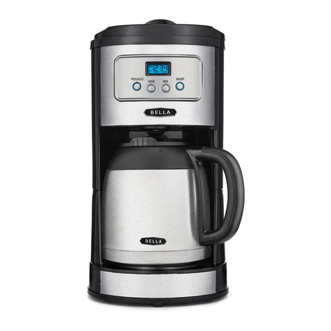 Bella 10 CUP PROGRAMMABLE THERMAL instruction manual