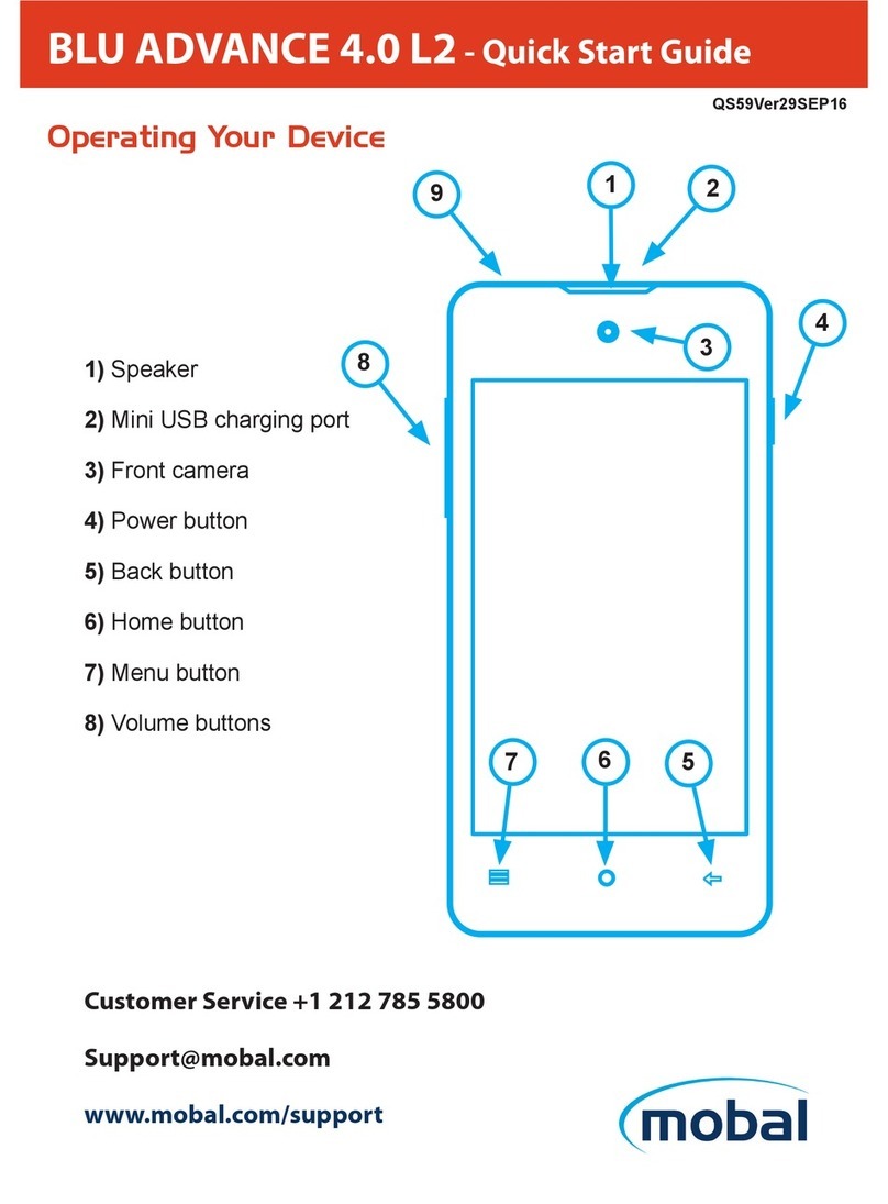 Mobal BLU ADVANCE 4.0 L2 User manual