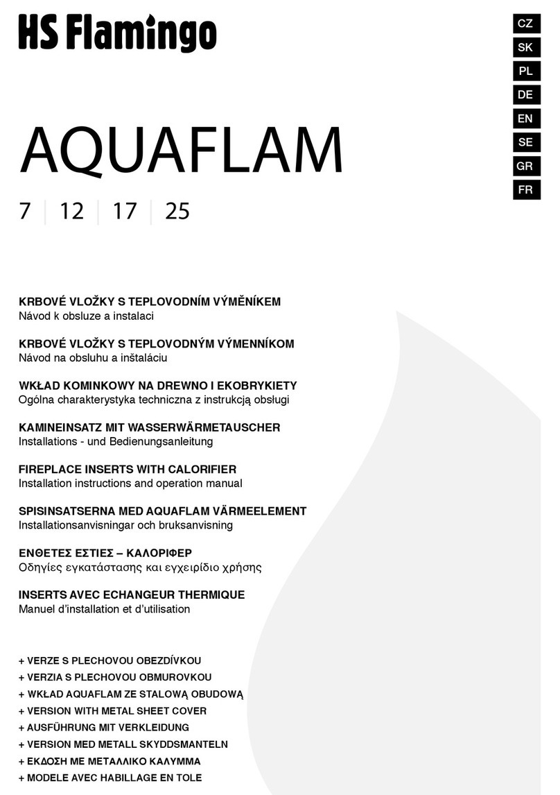 Flamingo Aquaflam Installation instructions and operation manual
