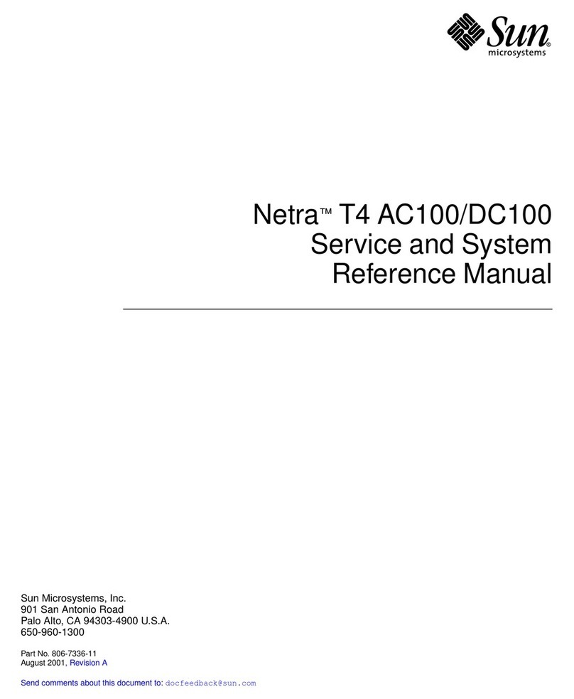 Sun Microsystems Netra T4 AC100 User manual