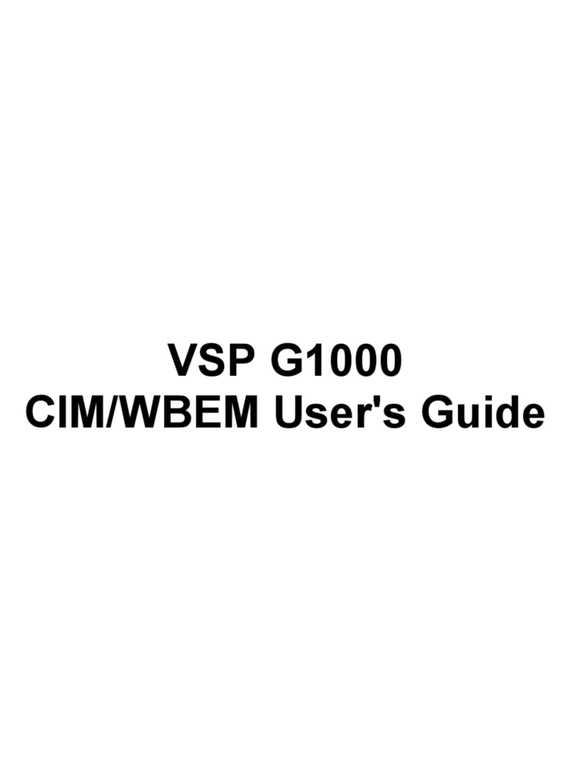 Hitachi VSP G1000 User manual Hitachi VSP G1000 User manual