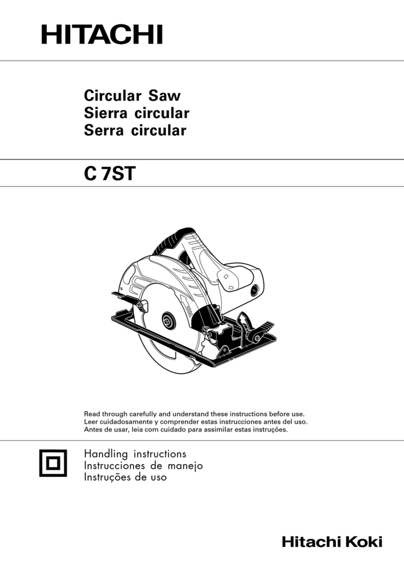 Hitachi C 7ST Handling instructions
