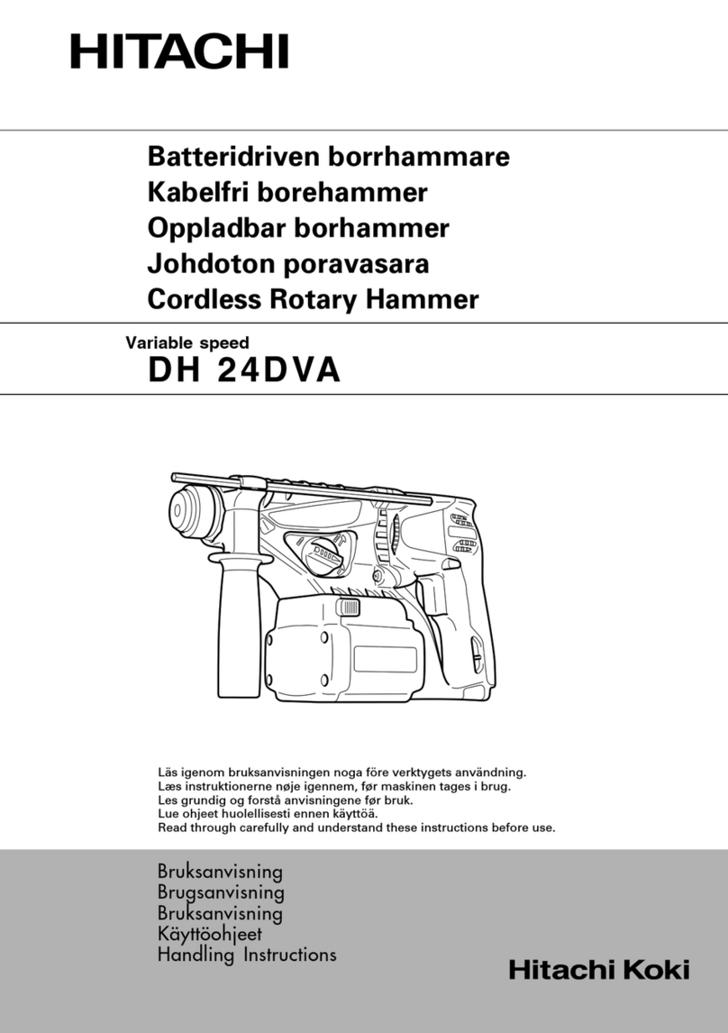Hitachi DH 24DVA User manual