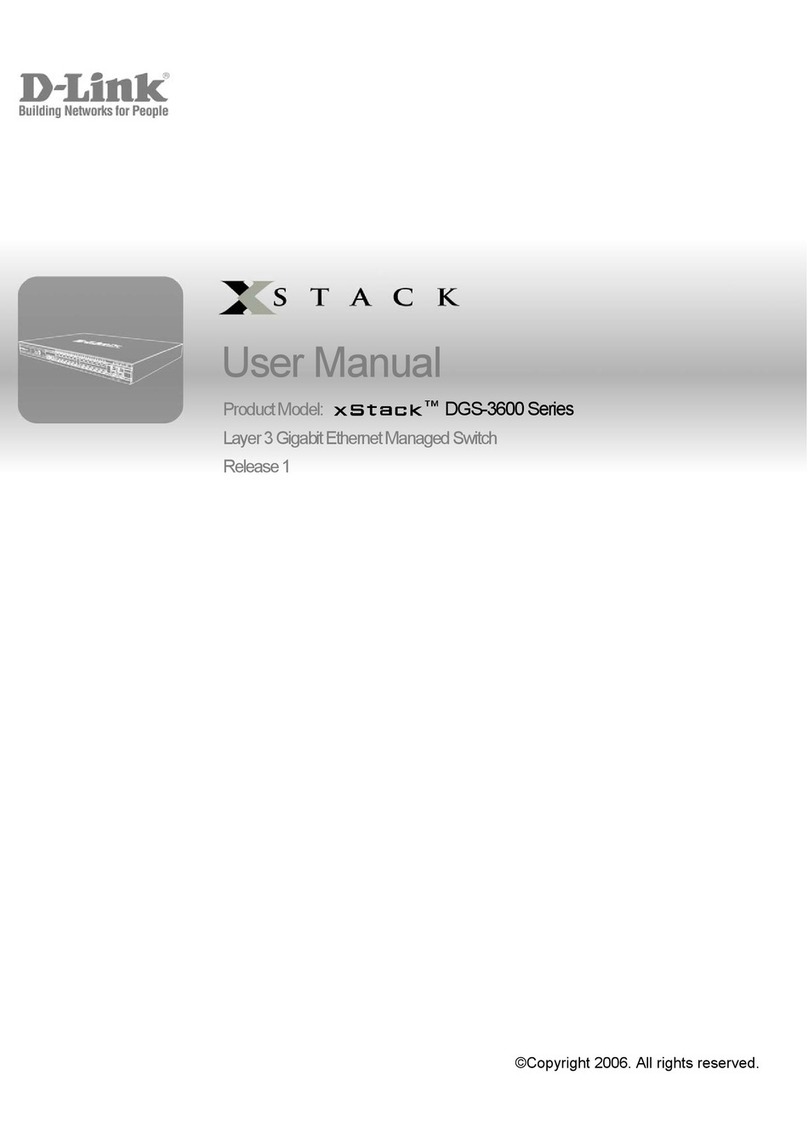 D-Link xStack DGS-3600 Series User manual