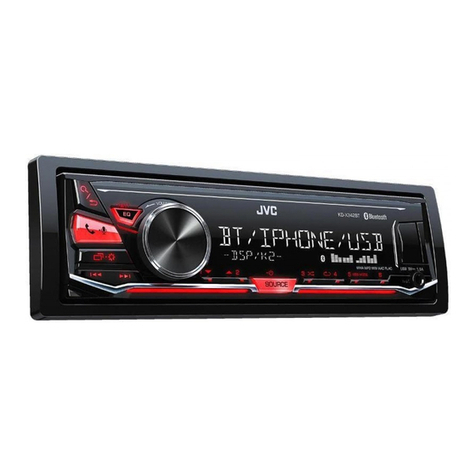JVC KD-X342BT User manual