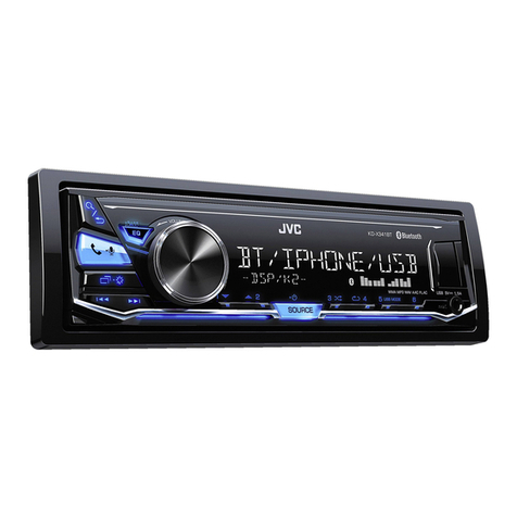 JVC KD-X341BT User manual