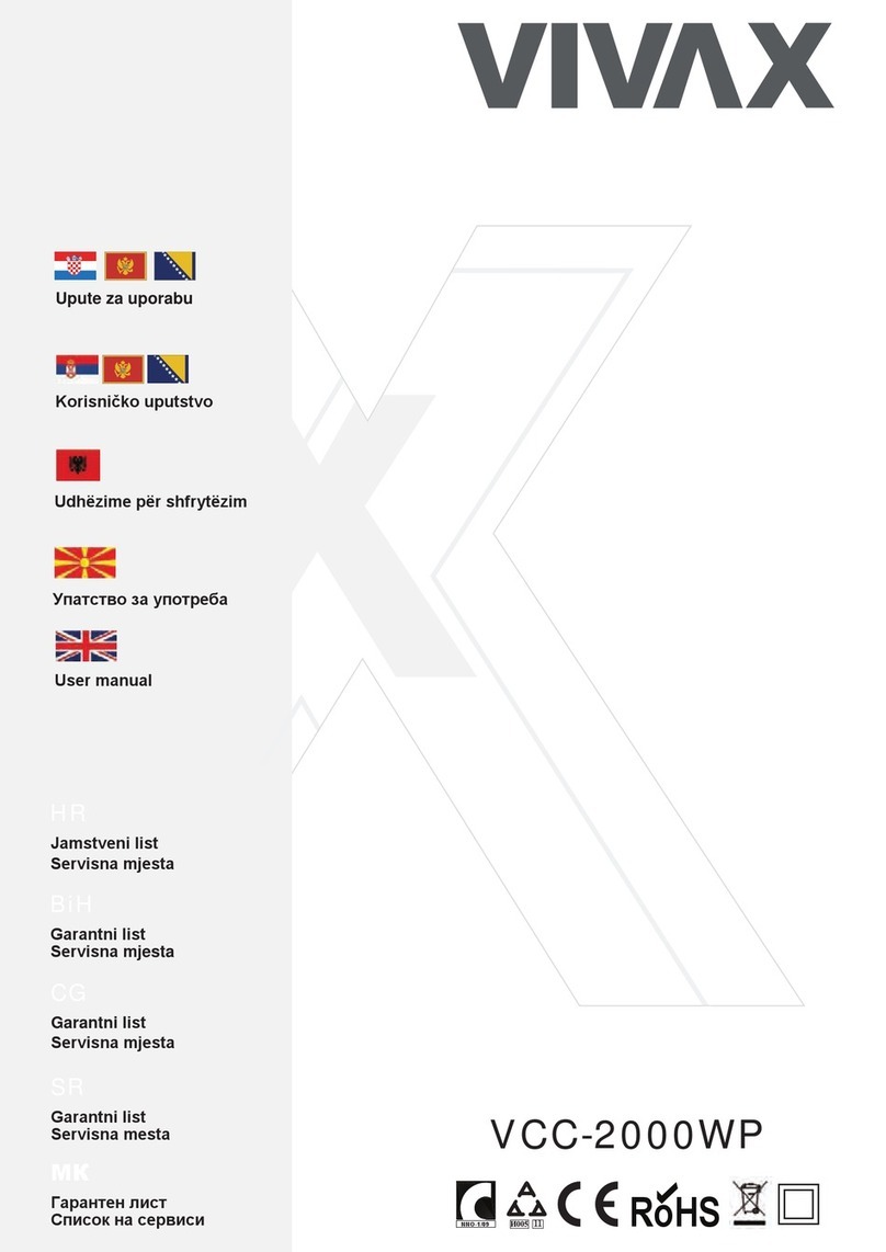 Vivax VCC-2000WP user manual