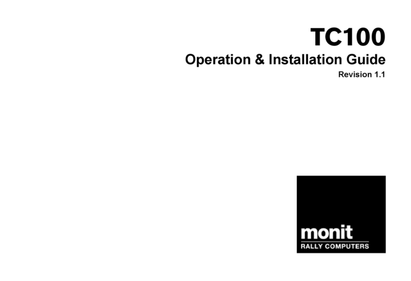 Monit Rally TC100 Operations & installation guide