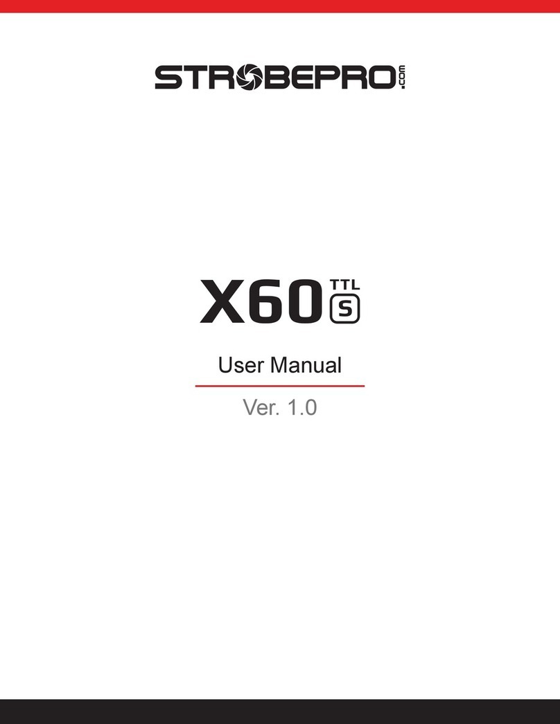 Strobepro X60S user manual