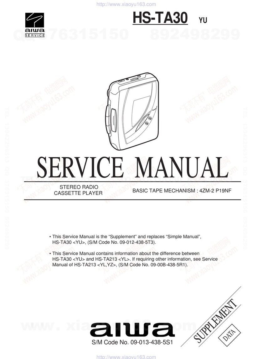 Aiwa HS-TA30 User manual