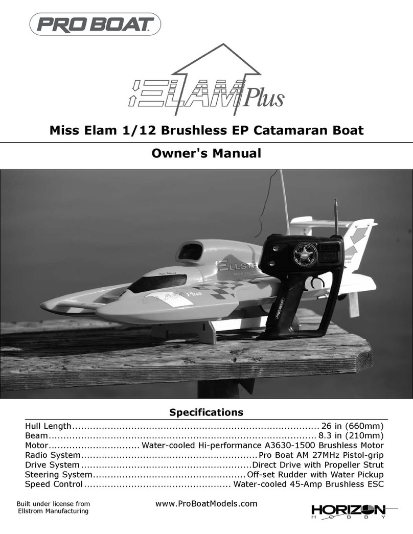Horizon Hobby miss elam User manual