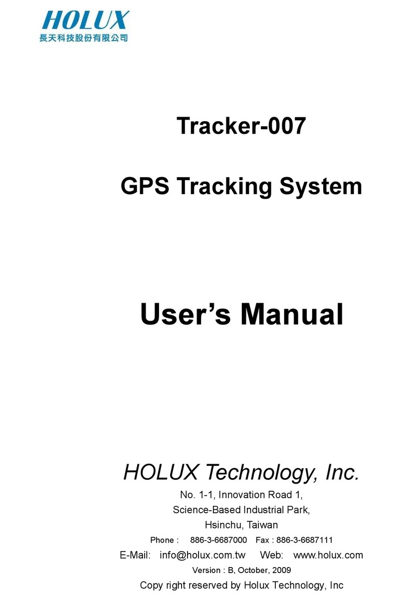 Holux Tracker-007 User manual