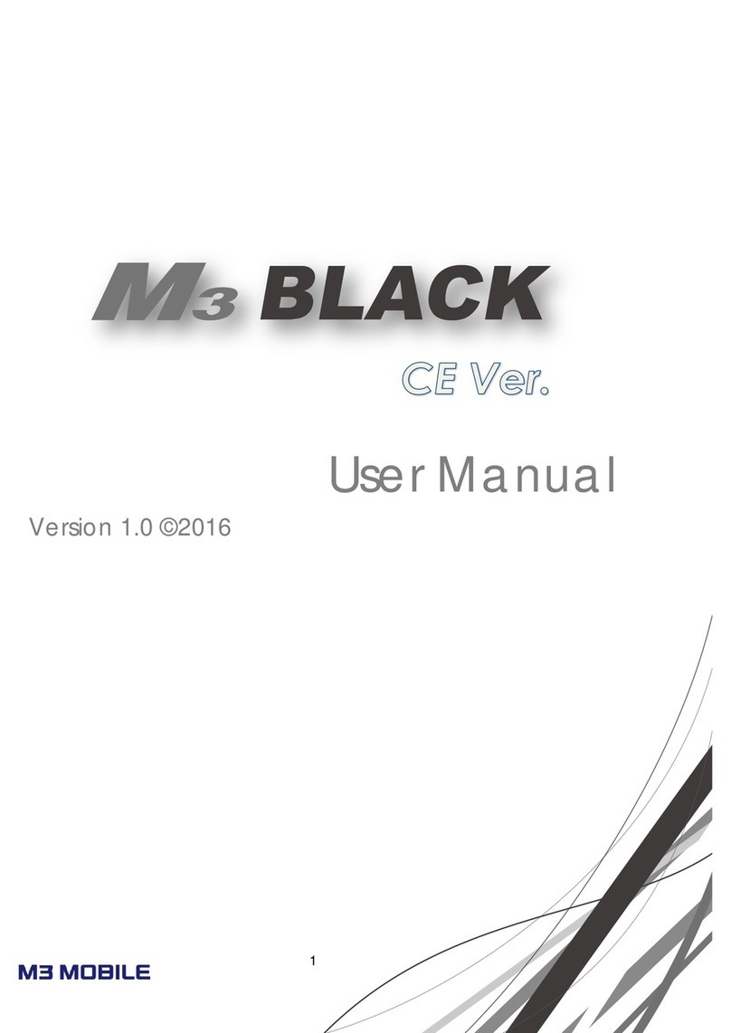 M3 Mobile BLACK User manual
