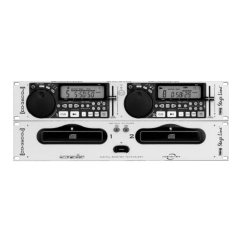 IMG STAGE LINE CD360DJ User manual