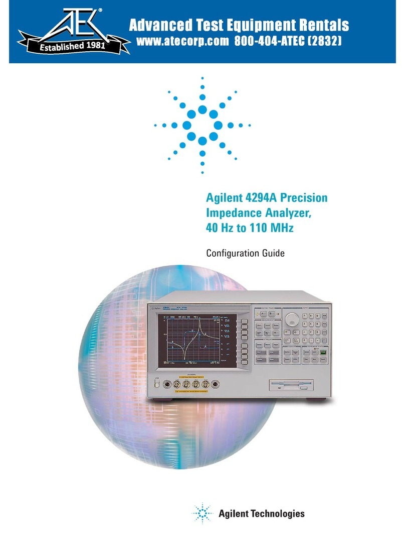 Agilent Technologies 4294A User manual