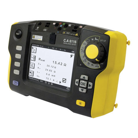 Chauvin Arnoux C.A 6116 User manual