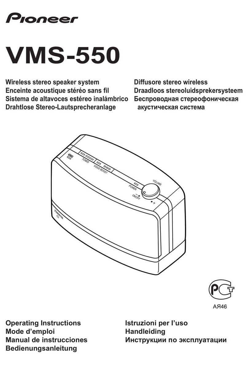 Pioneer VMS-550 User manual