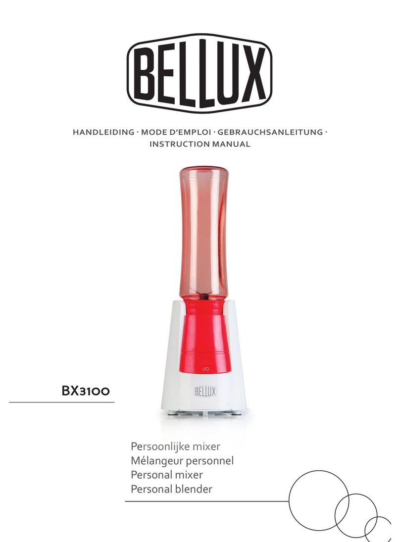 Bellux BX3100 instruction manual Bellux BX3100 instruction manual