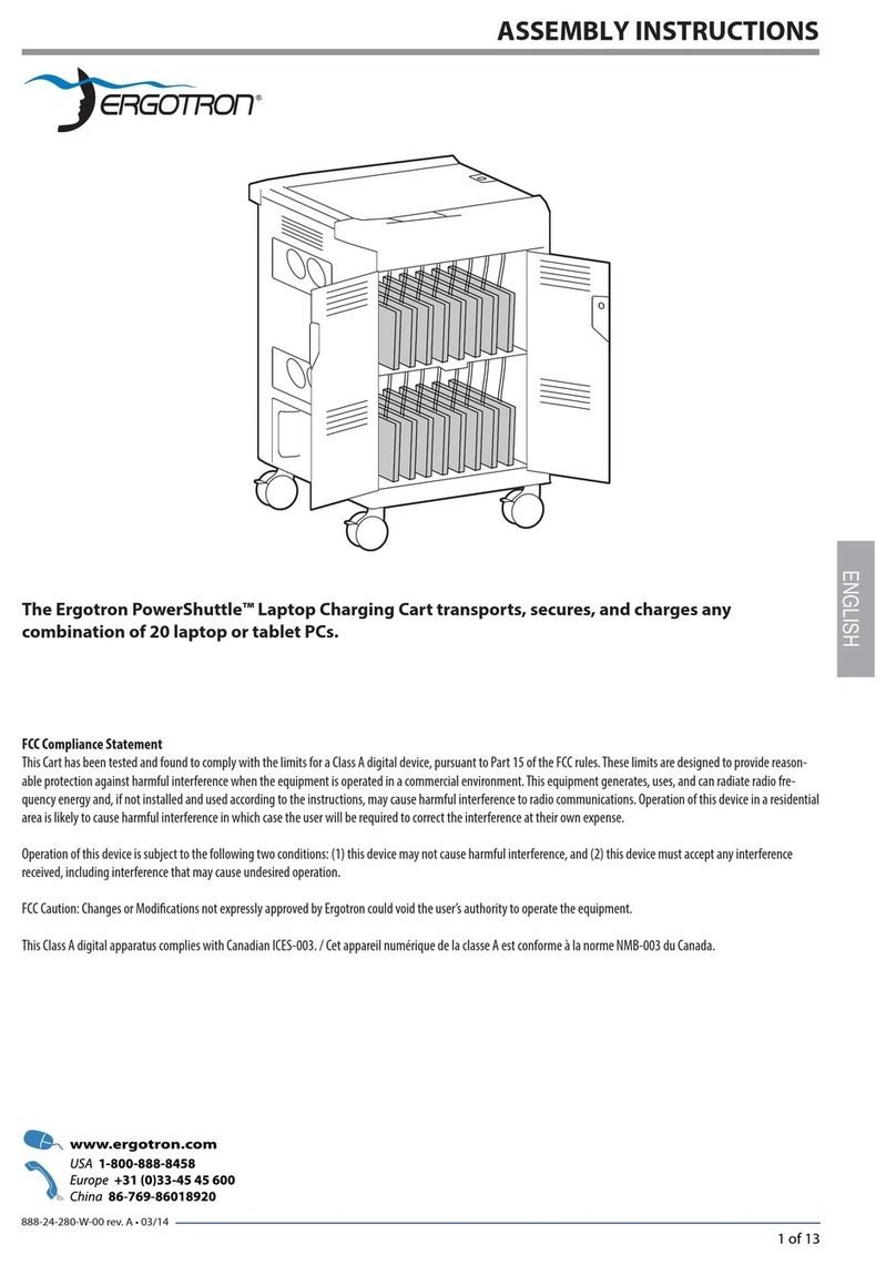 Ergotron PowerShuttle User manual Ergotron PowerShuttle User manual