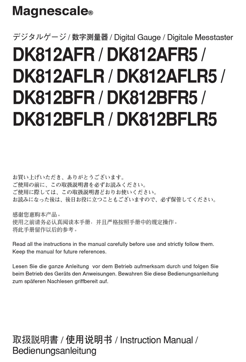 Magnescale DK812AFR instruction manual