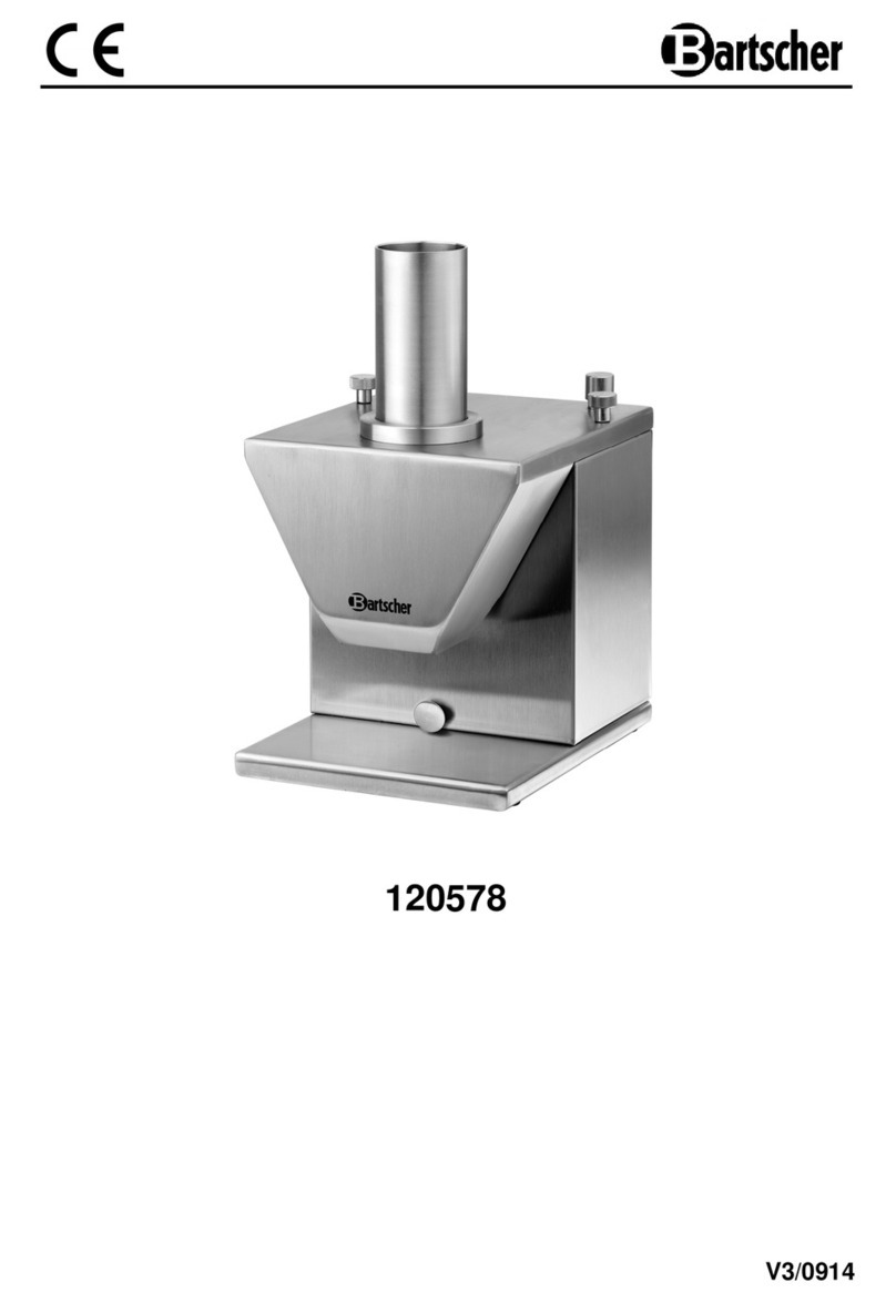 Bartscher 120.578 instruction manual