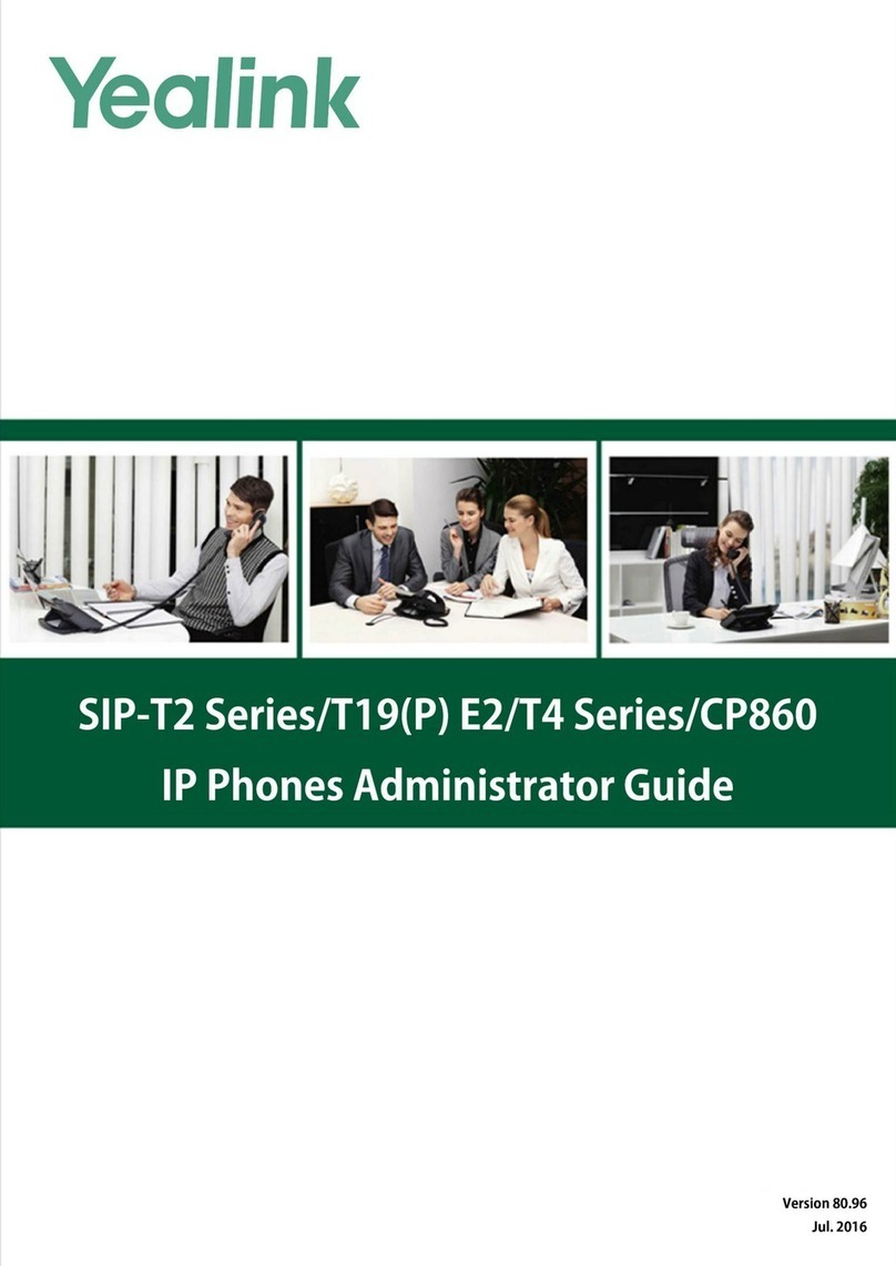 Yealink SIP-T2 Series Service manual