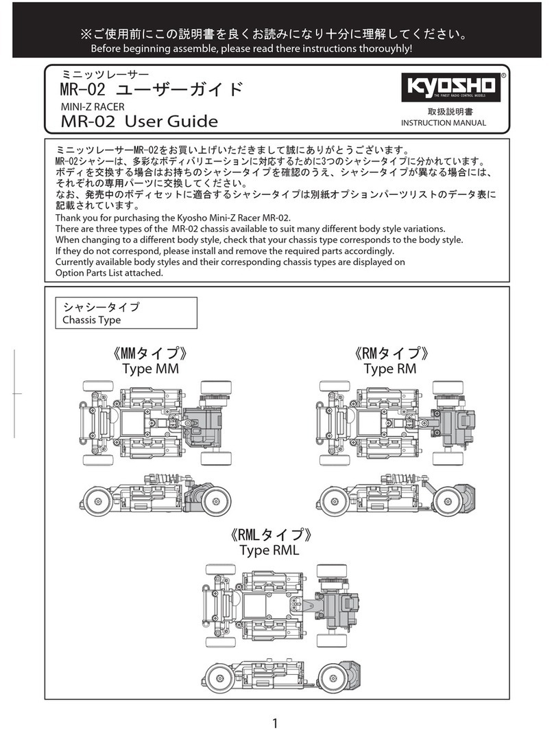 Kyosho MINI-Z Racer MR-02 RM Type user guide