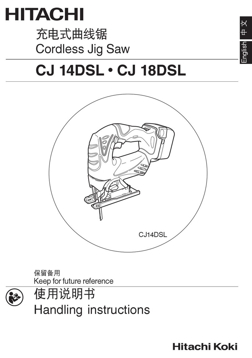 Hitachi CJ 14DSL User manual