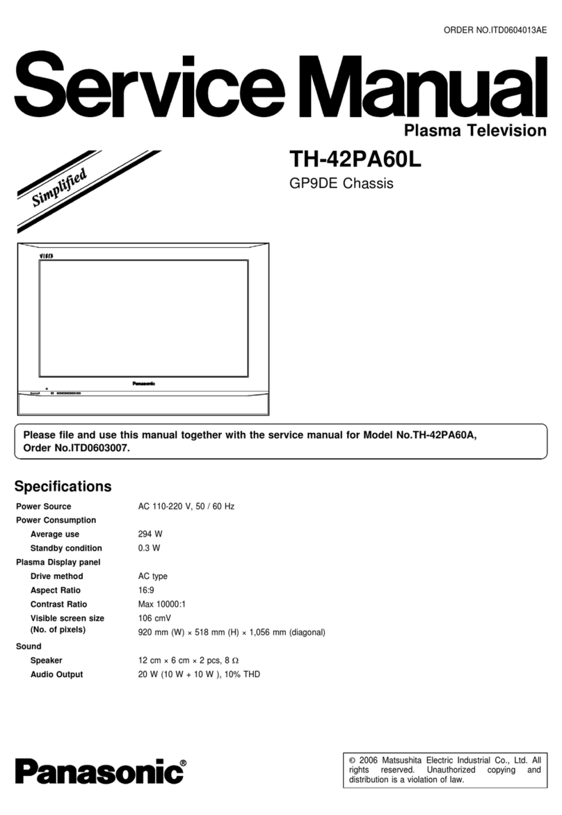 Panasonic TH-42PA60L User manual
