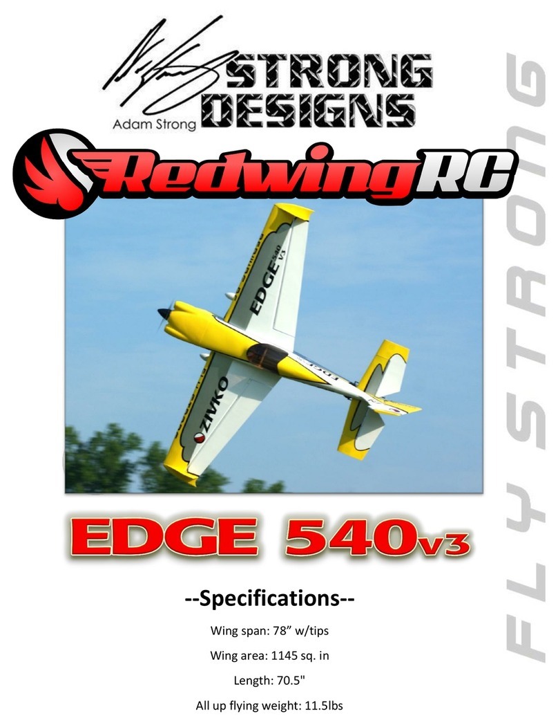 RedWing RC Edge 540 v3 User manual