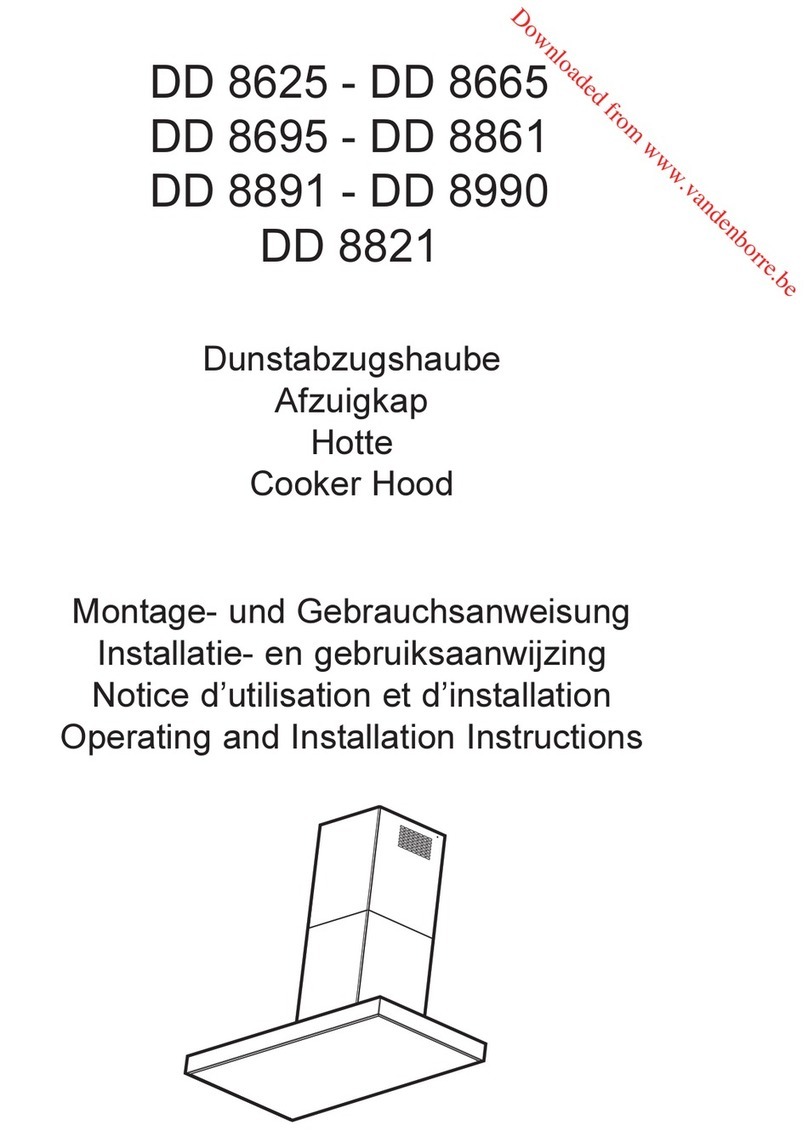 AEG DD 8625 Instruction sheet
