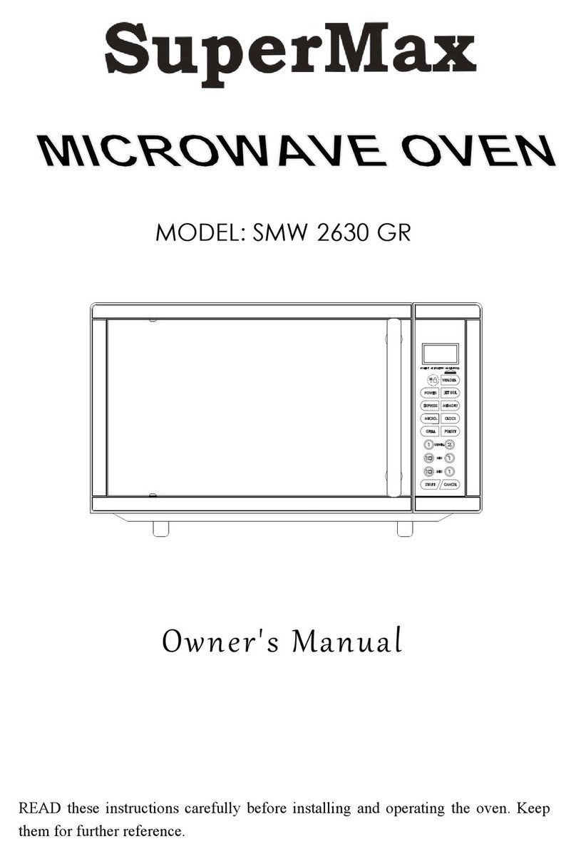 SuperMax SMW 2630 GR owner's manual