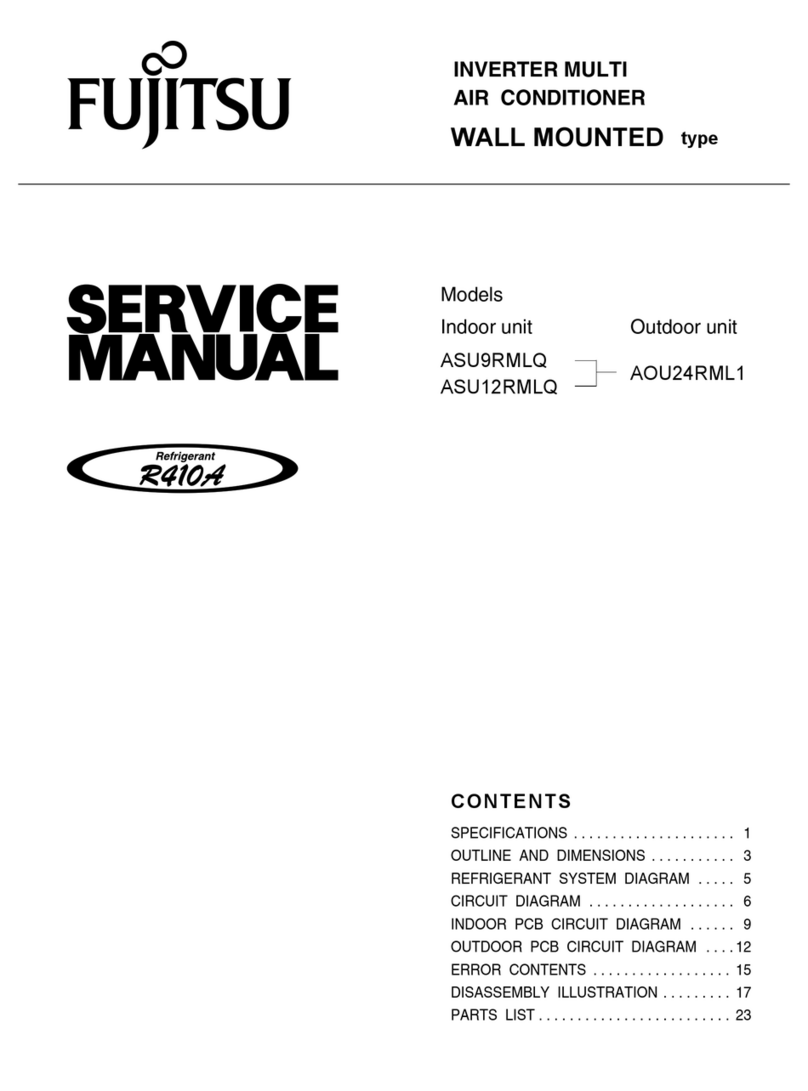 Fujitsu Inverter Halcyon ASU9RMLQ User manual