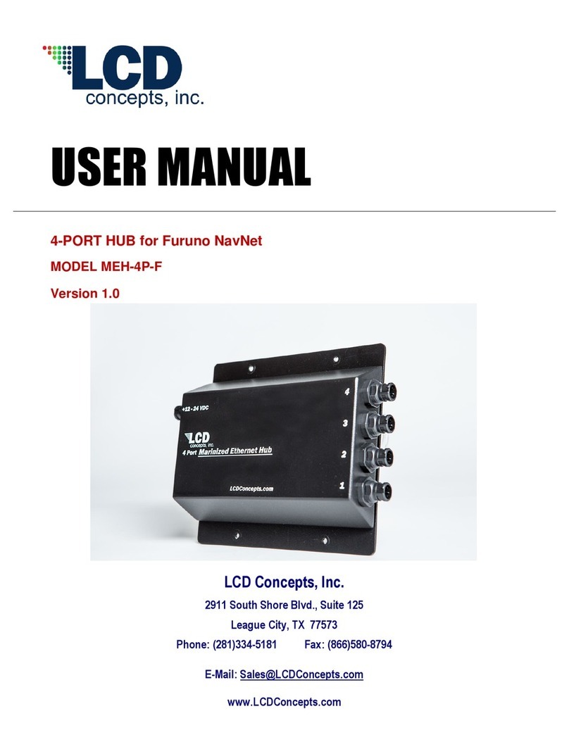 LCD Concepts MEH-4P-F User manual