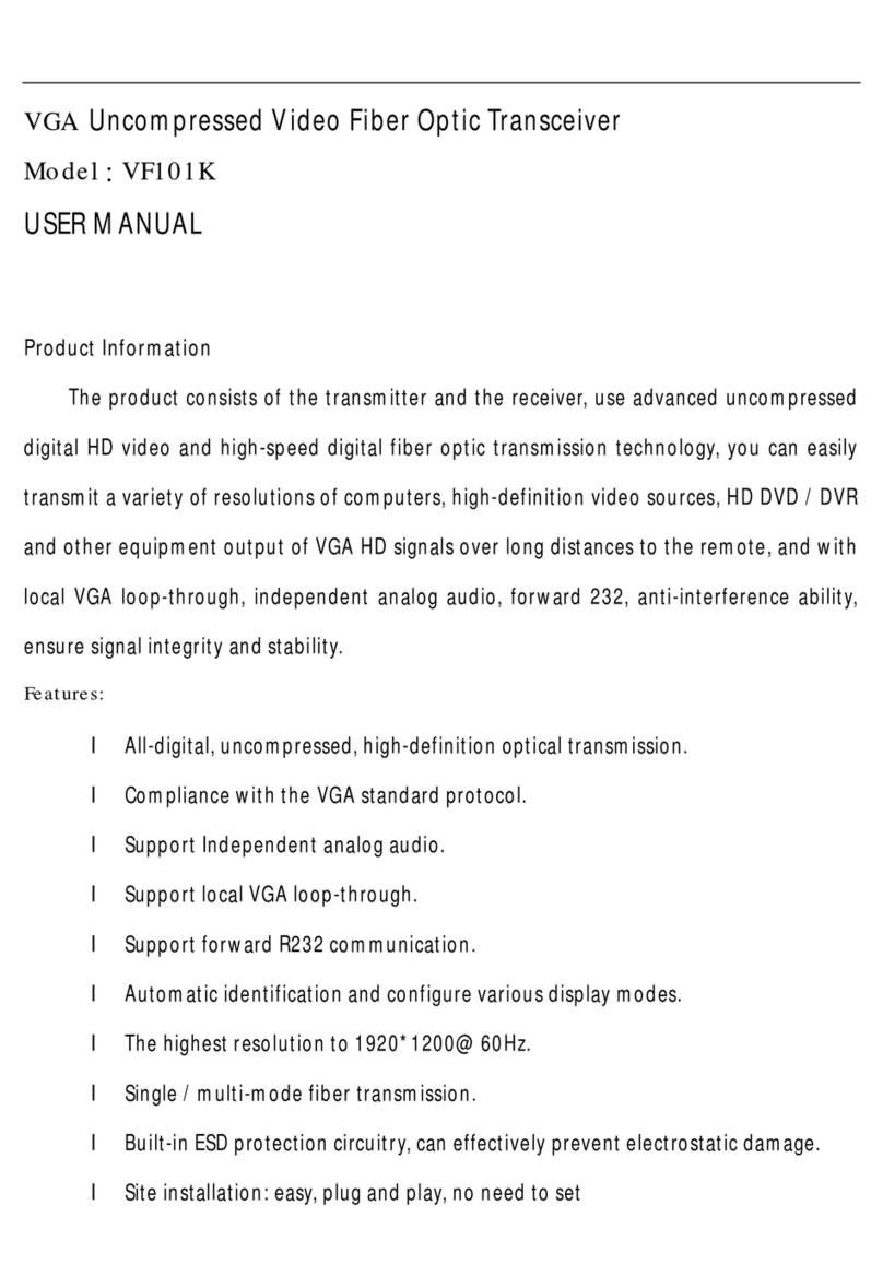 Sinovision VF101K user manual