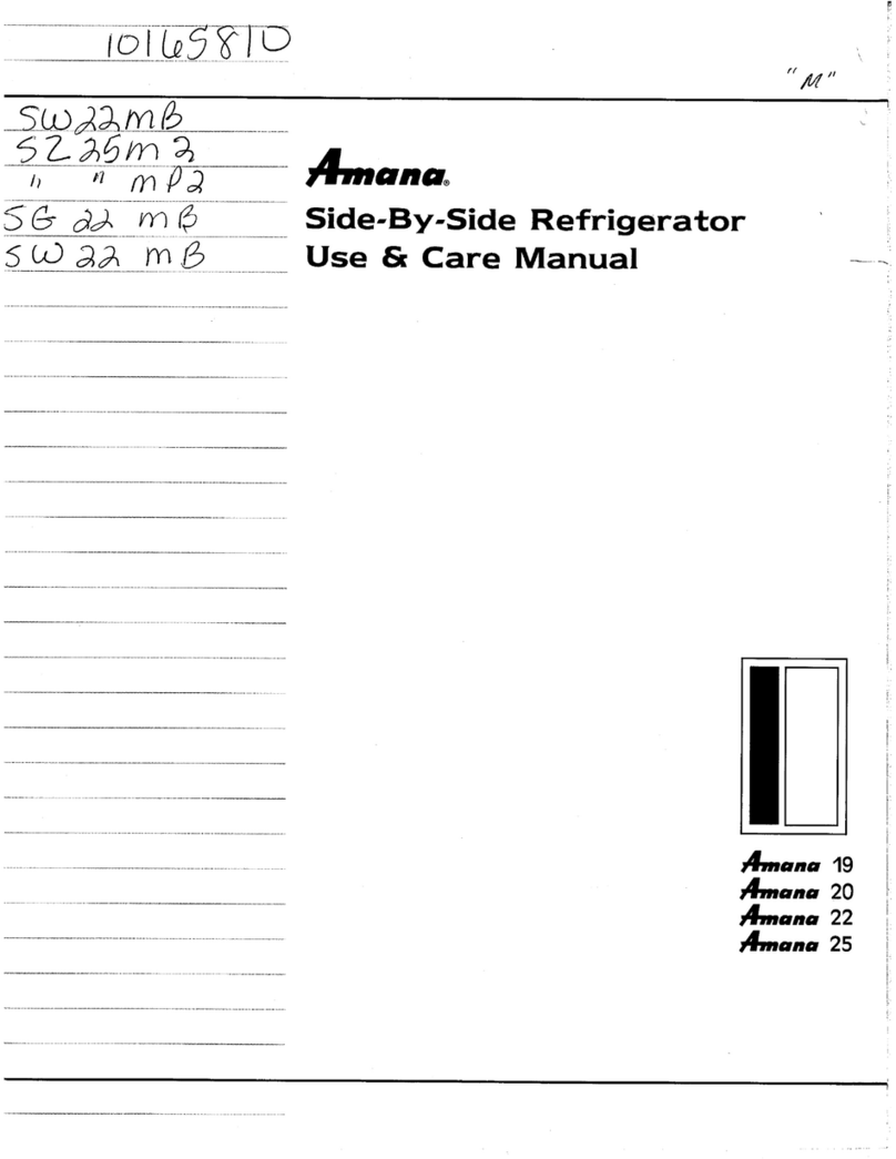 Amana SG22MBL User manual Amana SG22MBL User manual