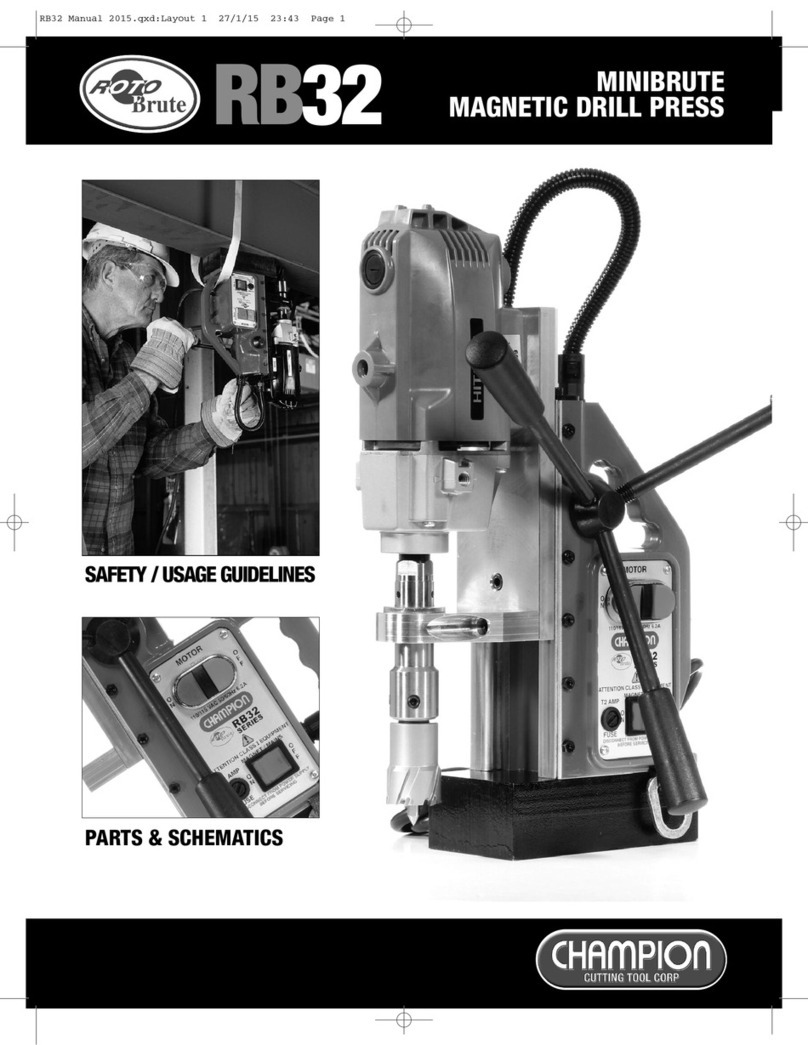 Roto Brute RB32 Champion operating instructions