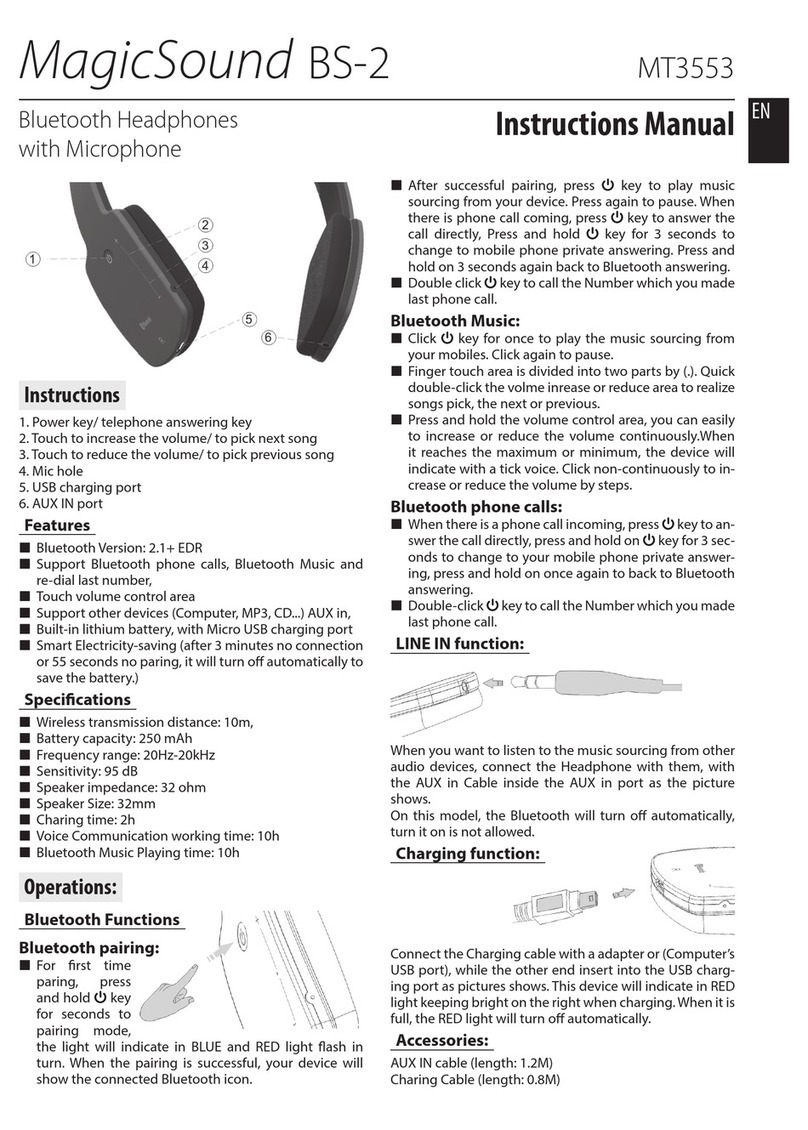 MediaTech MagicSound BS-2 MT3553 instruction manual