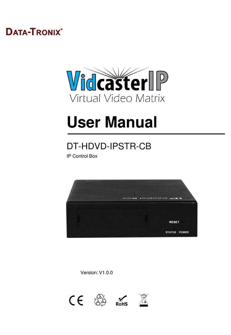 Data-Tronix DT-HDVD-IPSTR-CB user manual