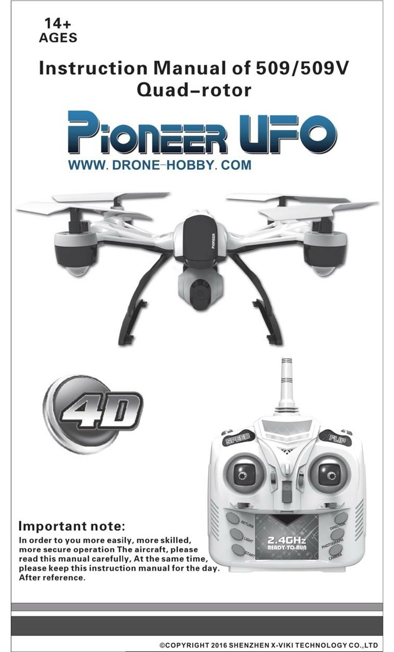 DRONE-HOBBY PIONEER UFO 509 instruction manual DRONE-HOBBY PIONEER UFO 509 instruction manual