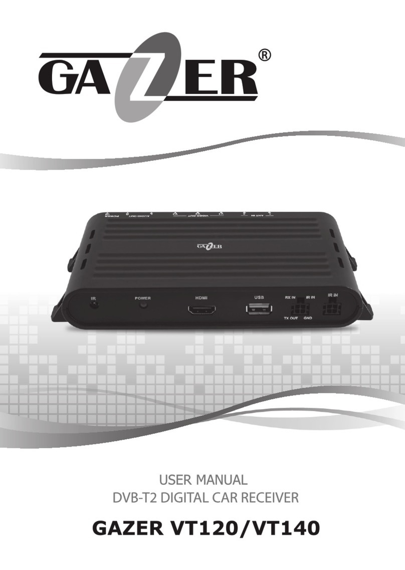 Gazer VT120 user manual