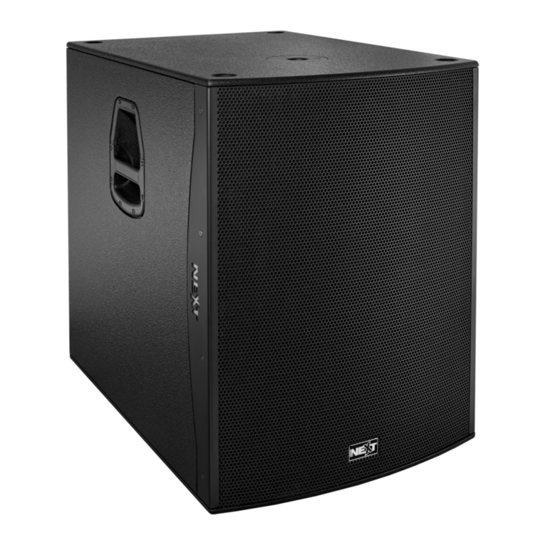 Next PROAUDIO PFA18spHP user manual