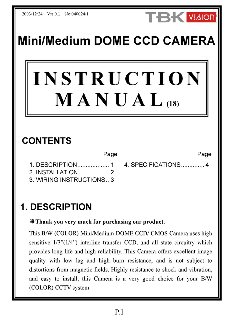TBK vision TBK-M71HF User manual