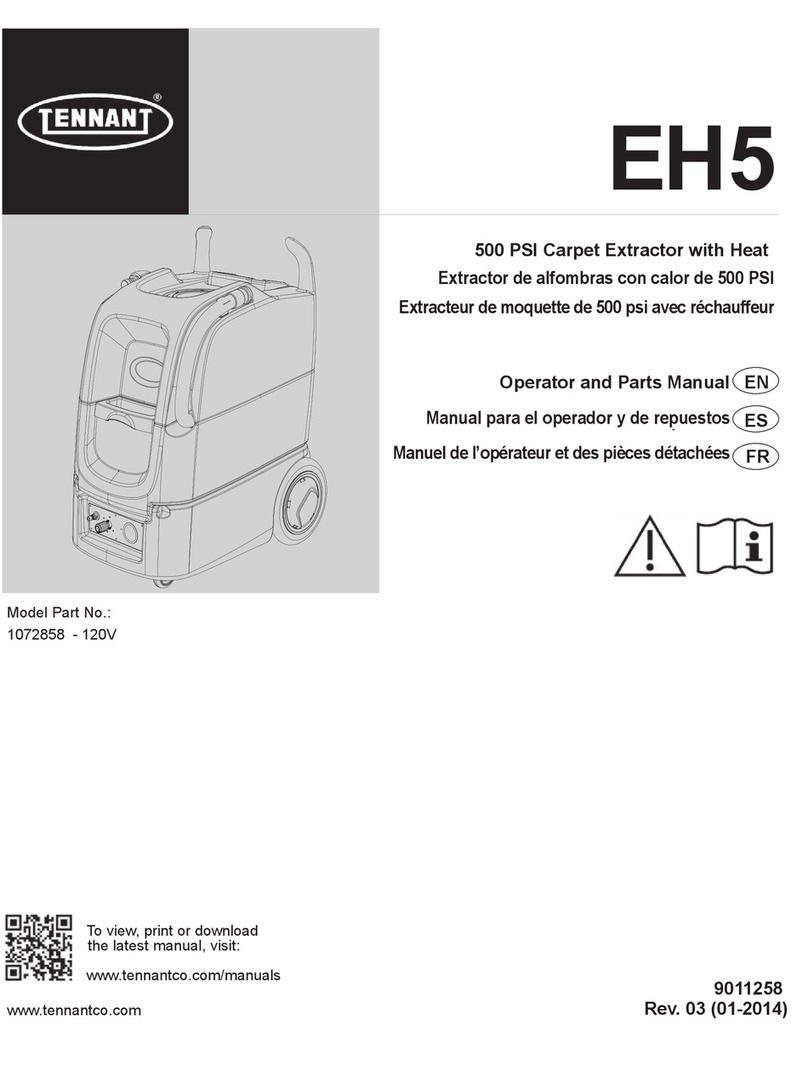 Tennant EH15 Operator and parts manual