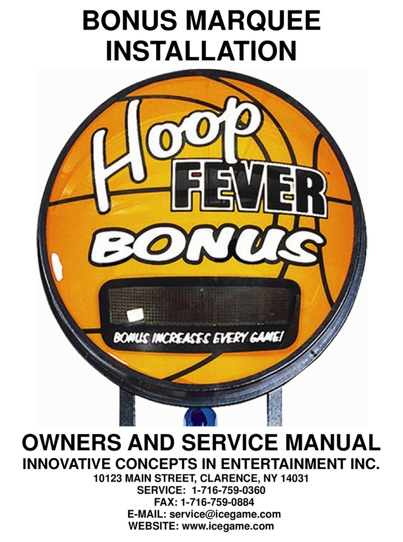 Icegame Hoop Fever Owner's and service manual