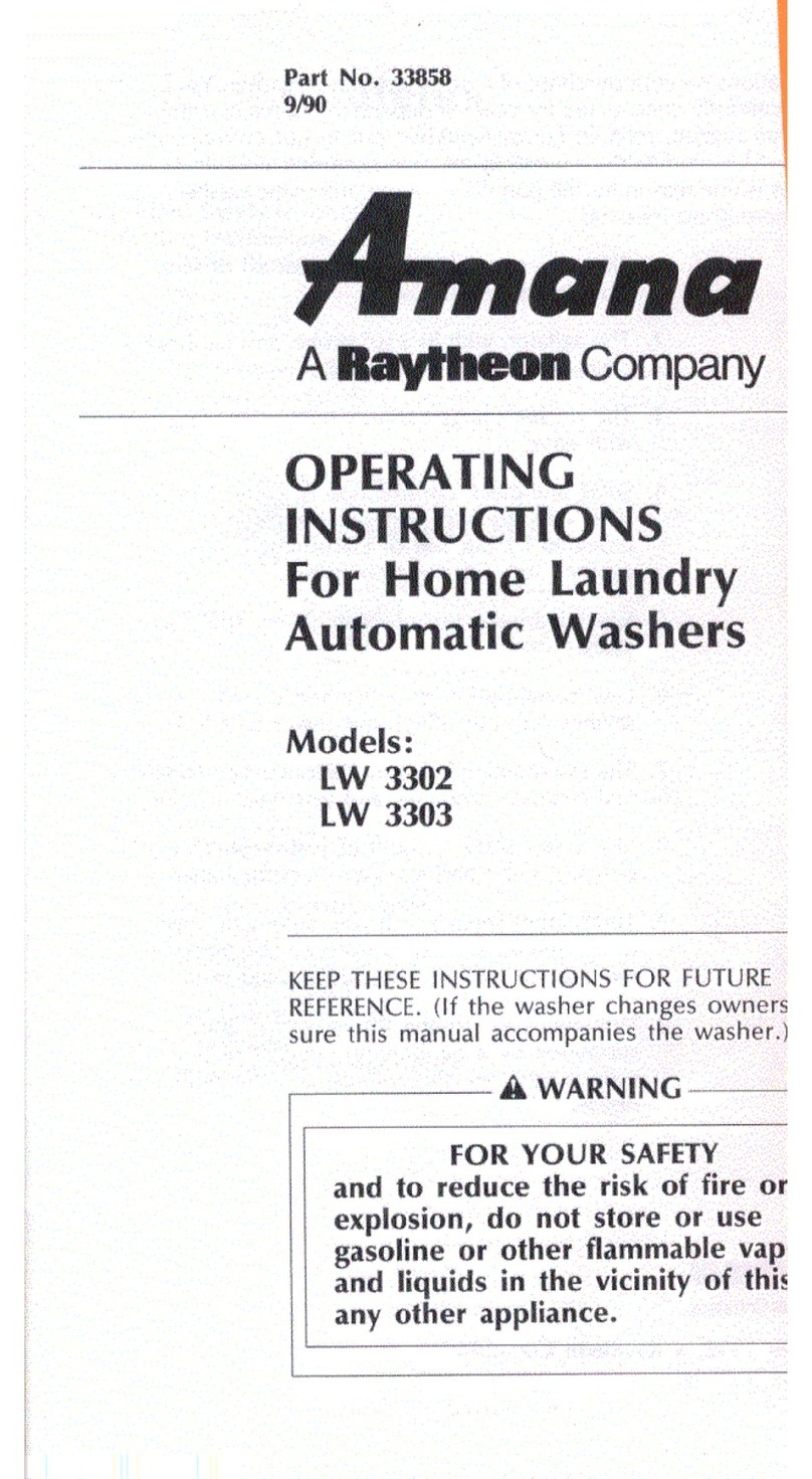 Amana LW 3302 User manual