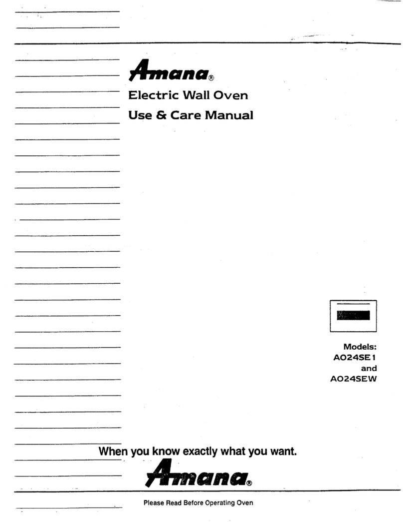 Amana AO24SE1 User manual