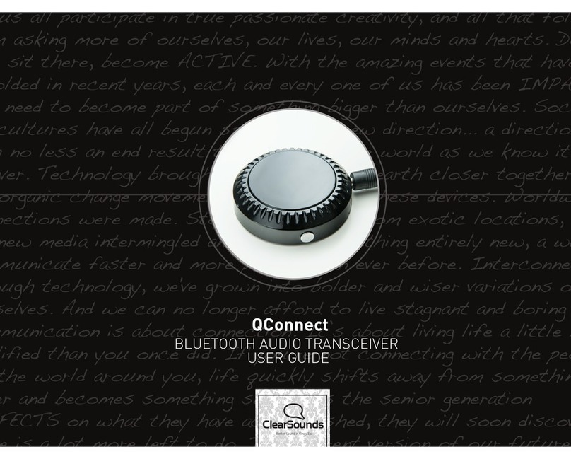 ClearSounds QCONNECT user guide
