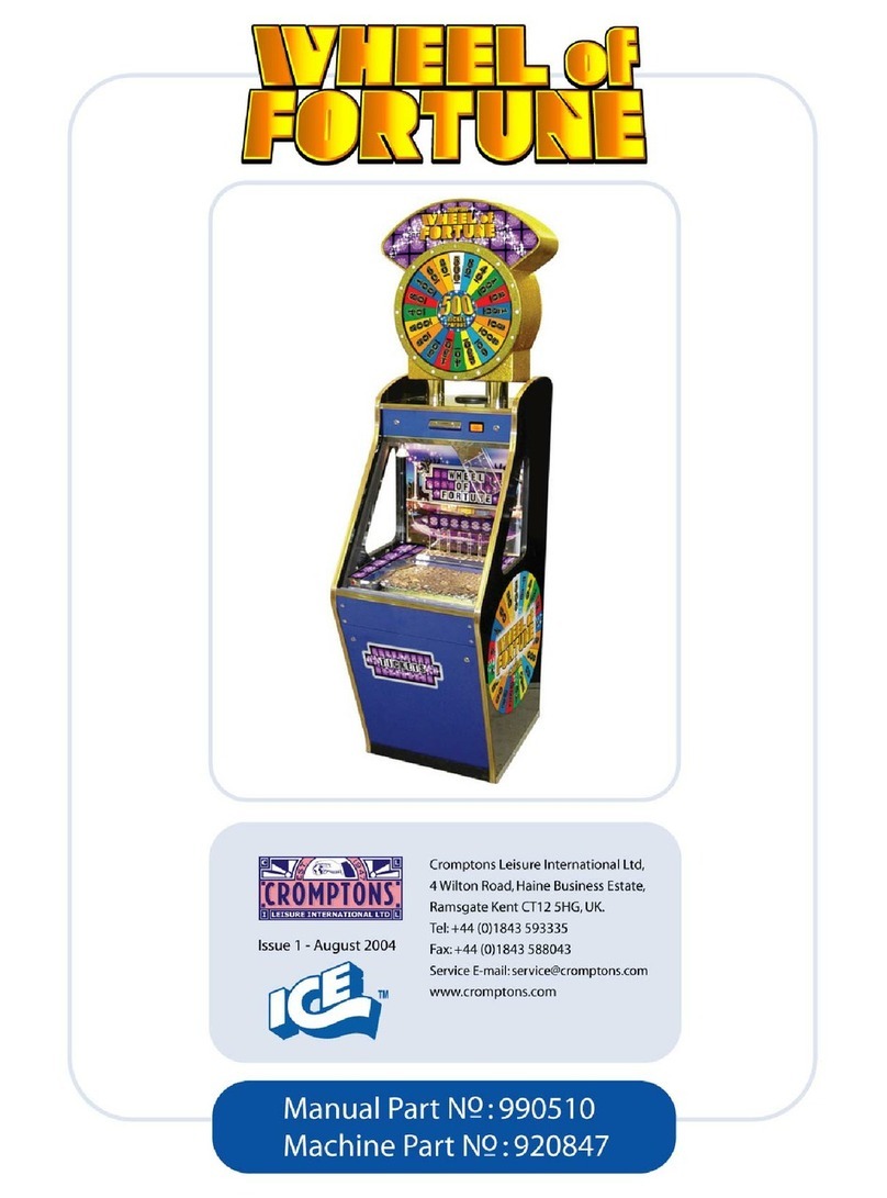 Cromptons Wheel Of Fortune Operator's manual