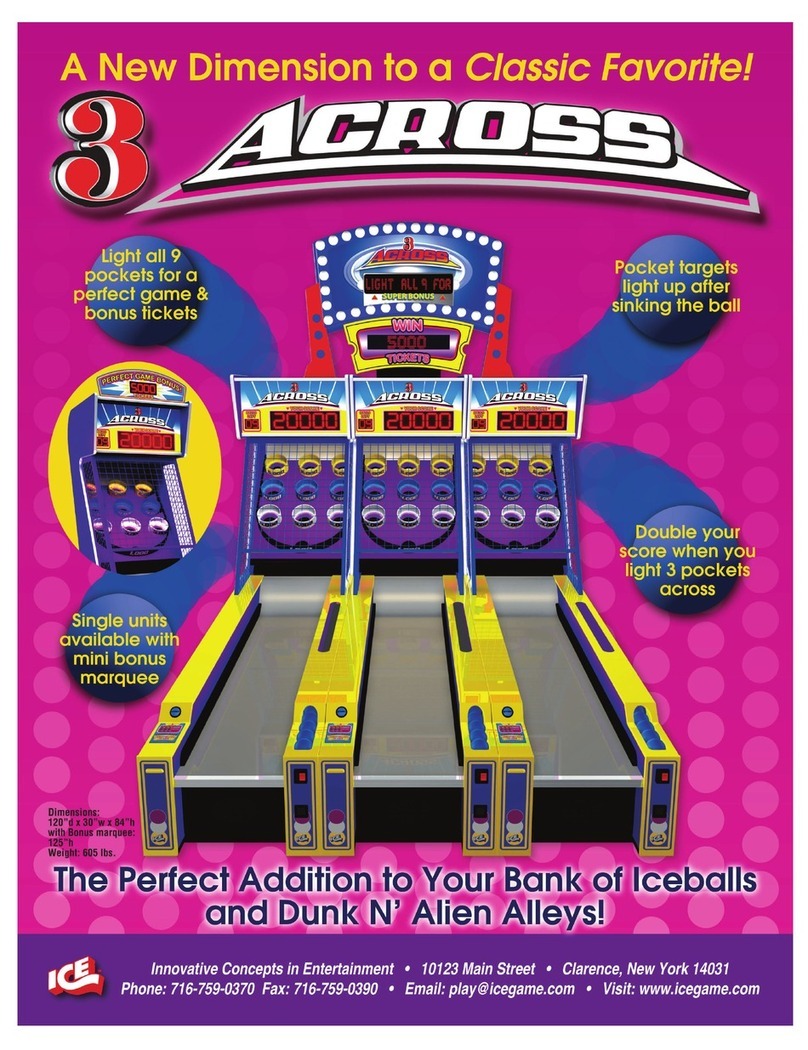 Icegame 3 Across Service manual